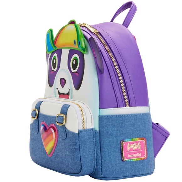 Loungefly Lisa Frank Panda Painter Cosplay Backpack/Wallet Set - Picture 6 of 14
